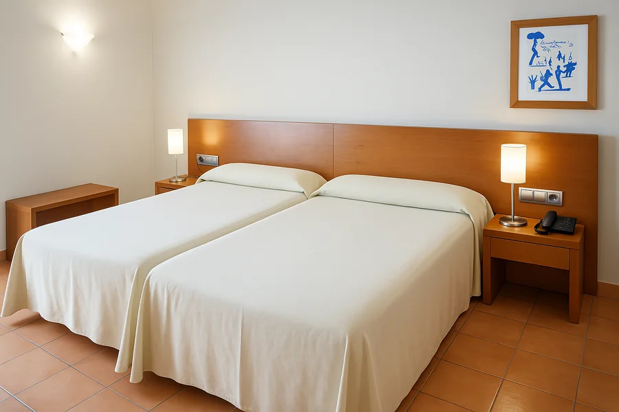 Habitació doble amb vistes al riu i a la muntanya